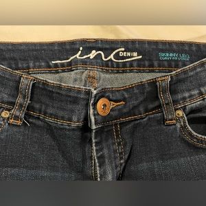International Concepts - INC Denim Skinny Leg Curvy Fit Crop Jeans